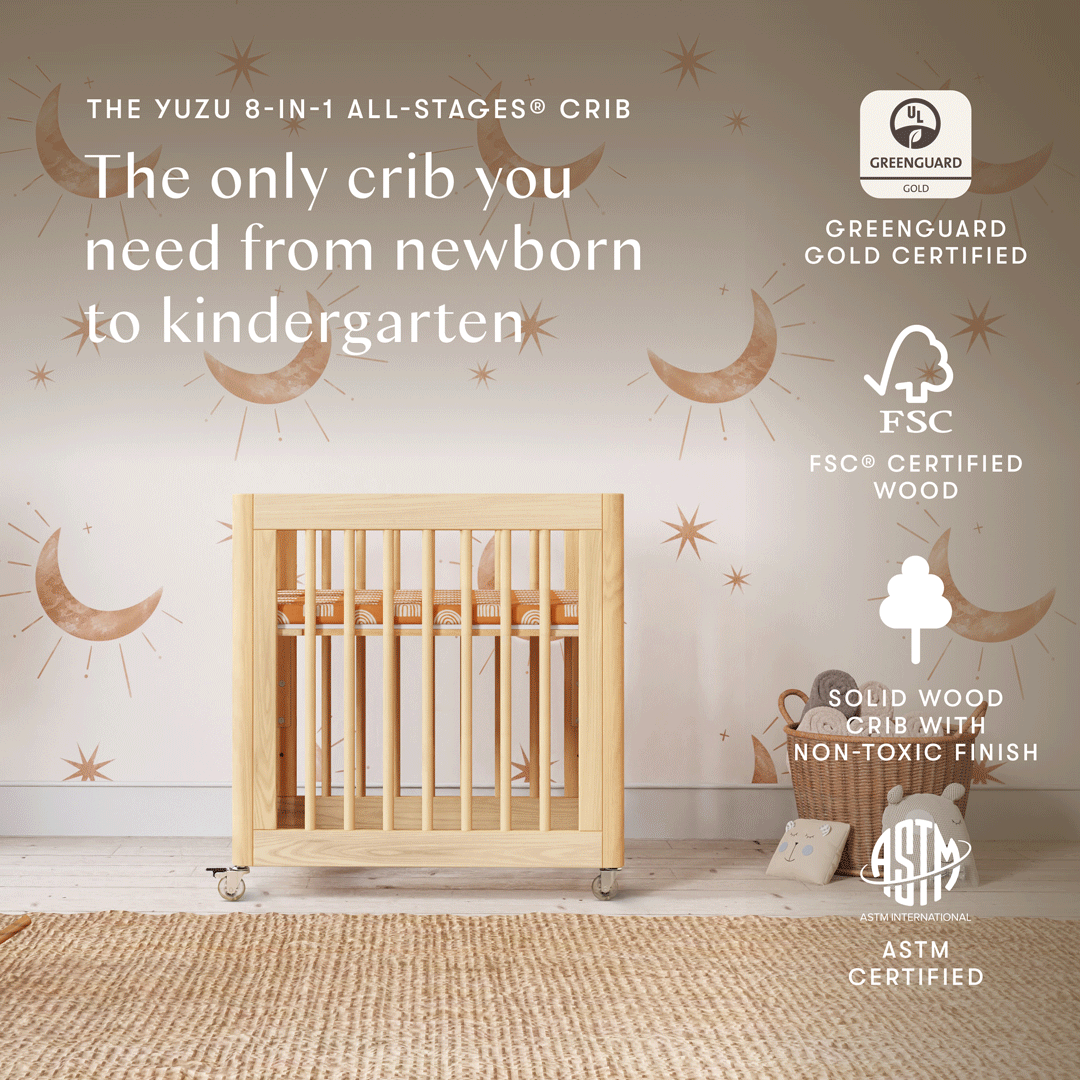 Yuzu 8-in-1 Convertible Crib with All-Stages® Conversion Kits