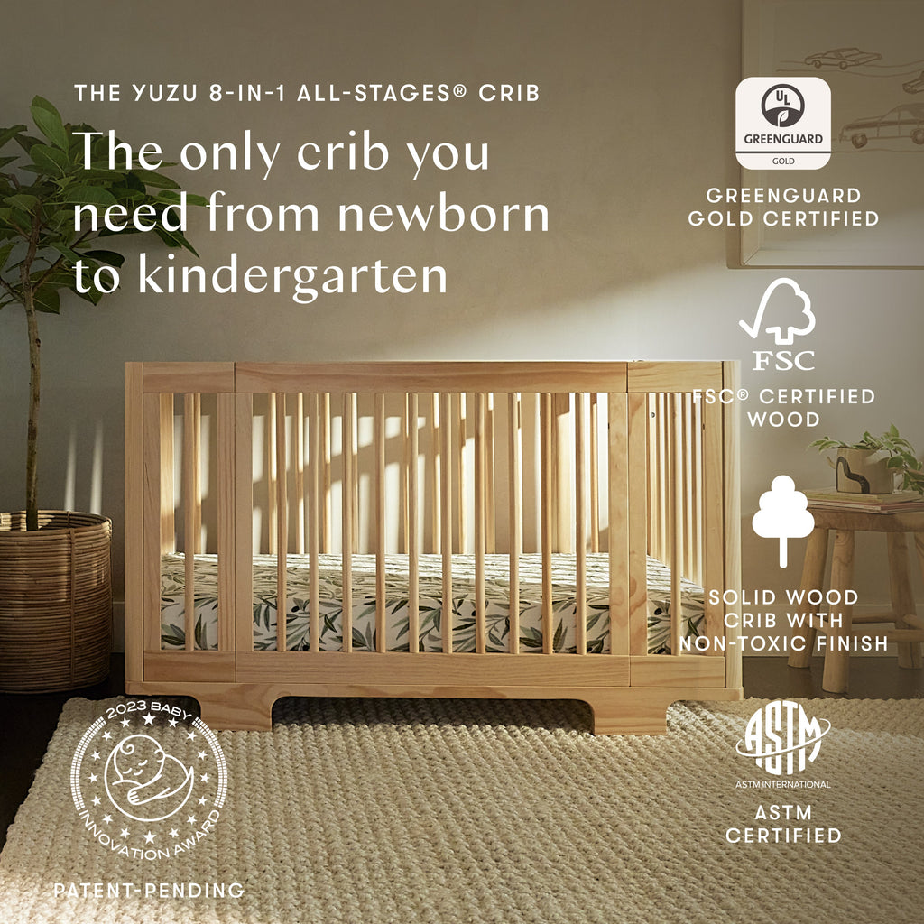 Yuzu 8-in-1 Convertible Crib with All-Stages® Conversion Kits