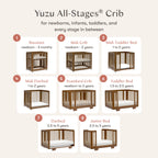 Yuzu 8-in-1 Convertible Crib with All-Stages® Conversion Kits