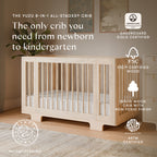 Yuzu 8-in-1 Convertible Crib with All-Stages® Conversion Kits