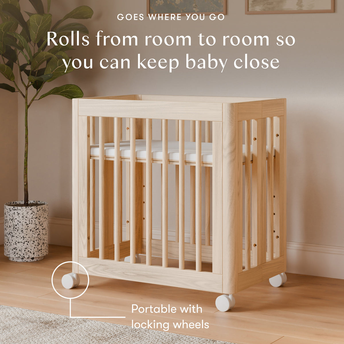 Yuzu 8-in-1 Convertible Crib with All-Stages® Conversion Kits