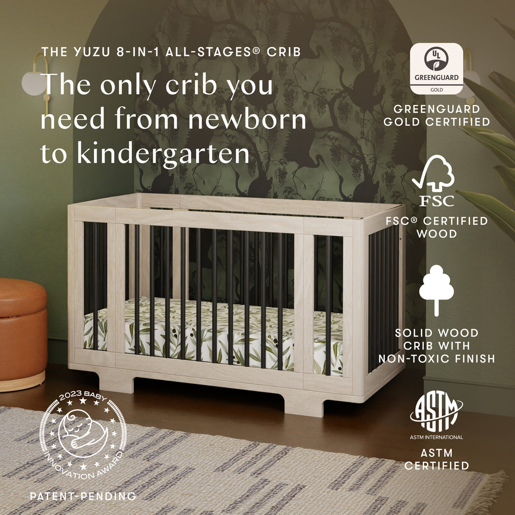 Yuzu 8-in-1 Convertible Crib with All-Stages® Conversion Kits