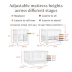 Yuzu 8-in-1 Convertible Crib with All-Stages® Conversion Kits