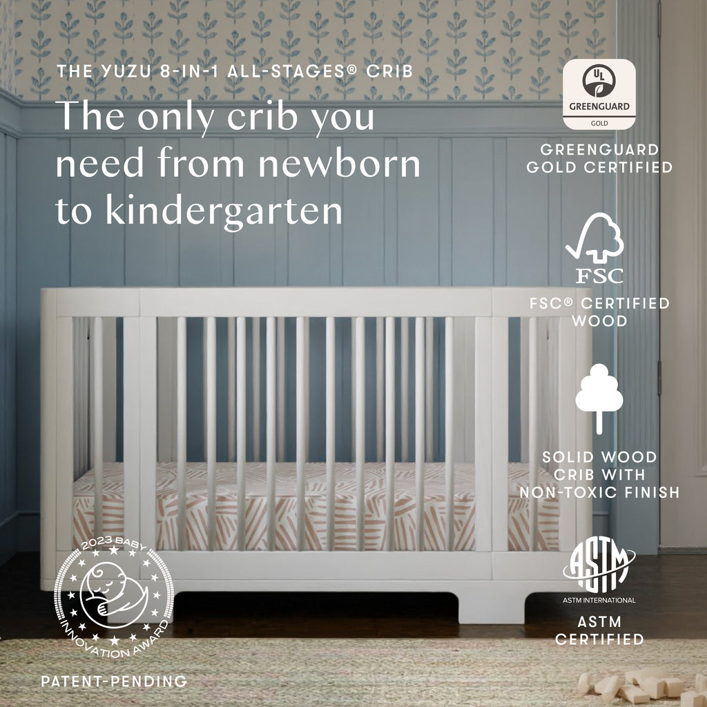 Yuzu 8-in-1 Convertible Crib with All-Stages® Conversion Kits