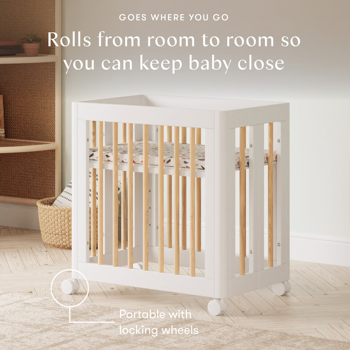 Yuzu 8-in-1 Convertible Crib with All-Stages® Conversion Kits