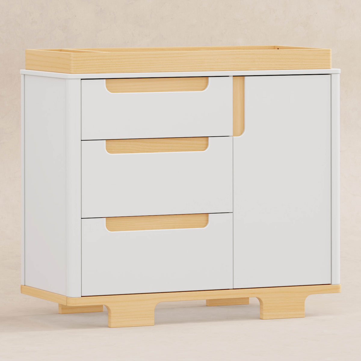 Yuzu 3-Drawer Compact Changer Dresser with Removable Changing Tray (41")