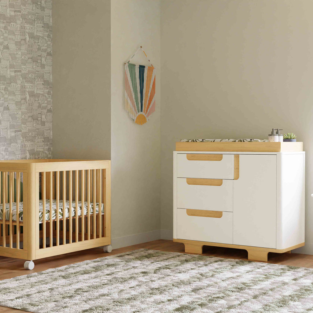 Yuzu 3-Drawer Compact Changer Dresser with Removable Changing Tray (41")