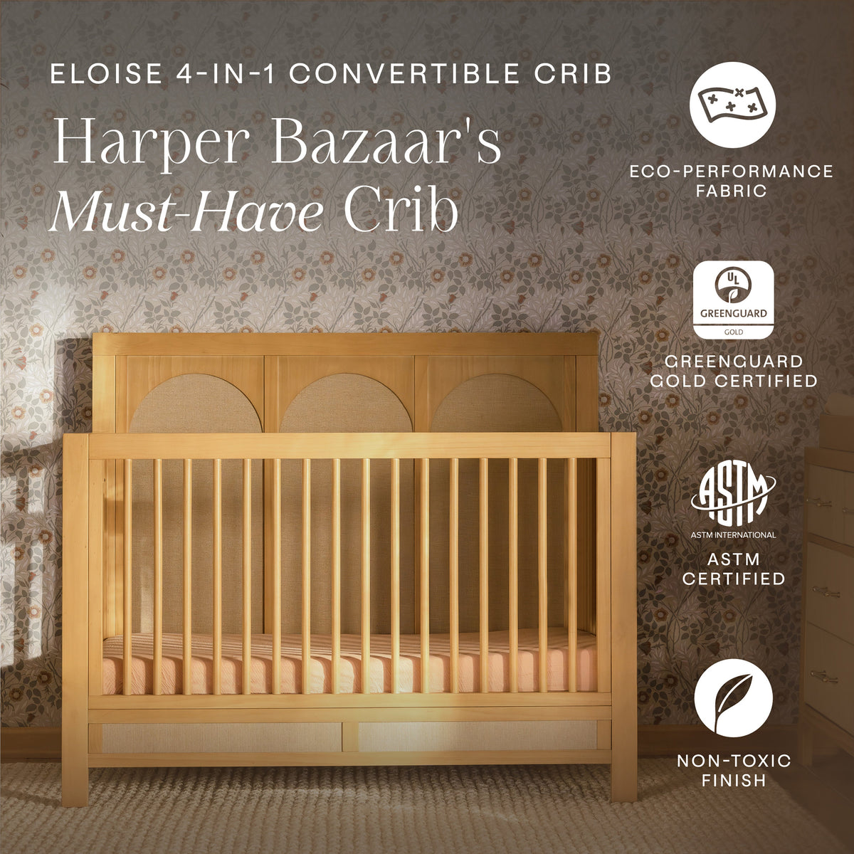 Cuna convertible 4 en 1 Eloise