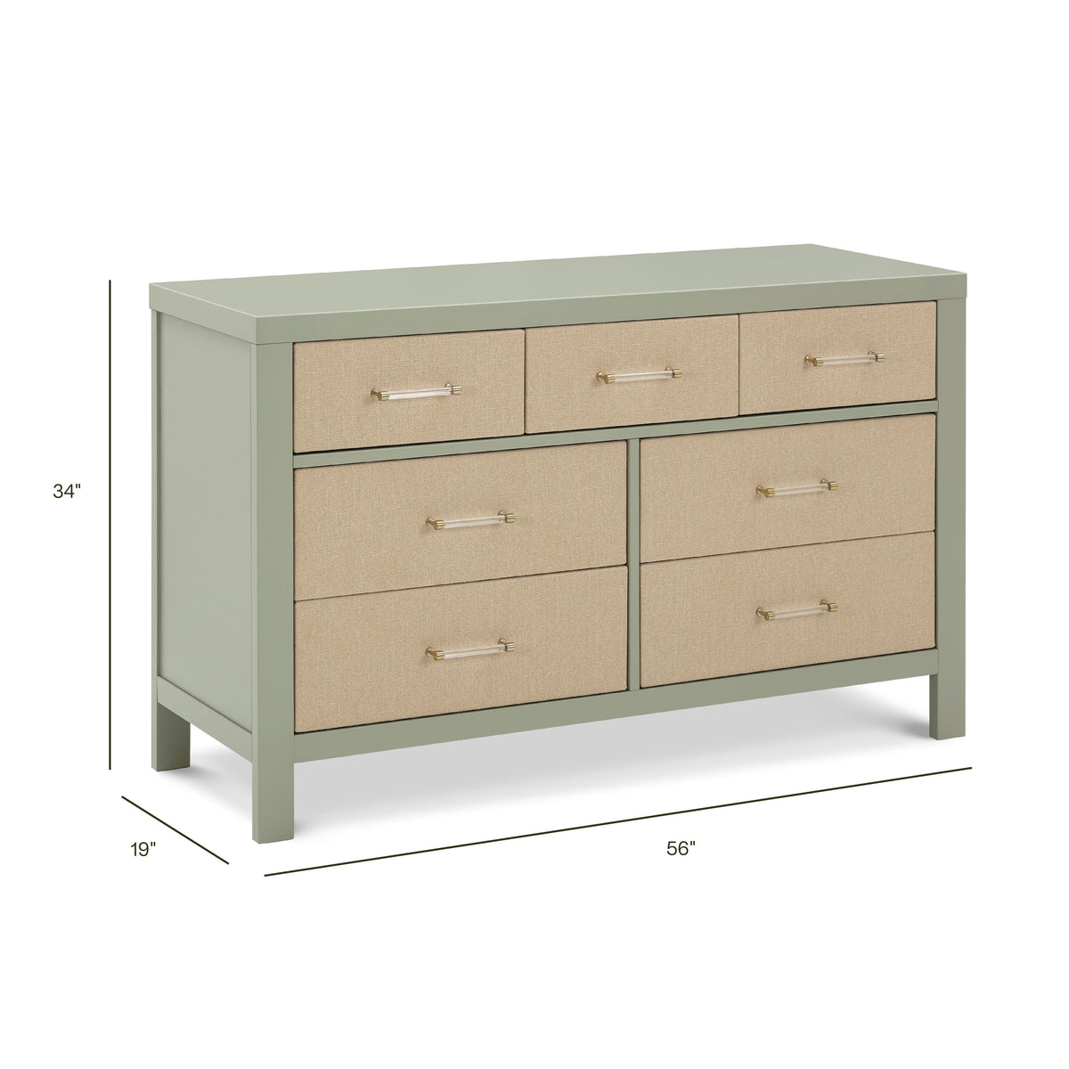 Eloise 7-Drawer Wide Assembled Dresser (56")