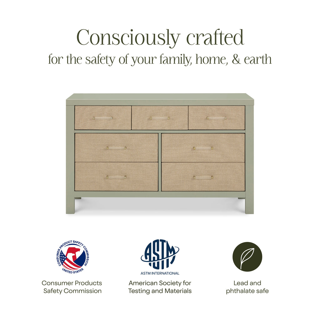 Eloise 7-Drawer Wide Assembled Dresser (56")