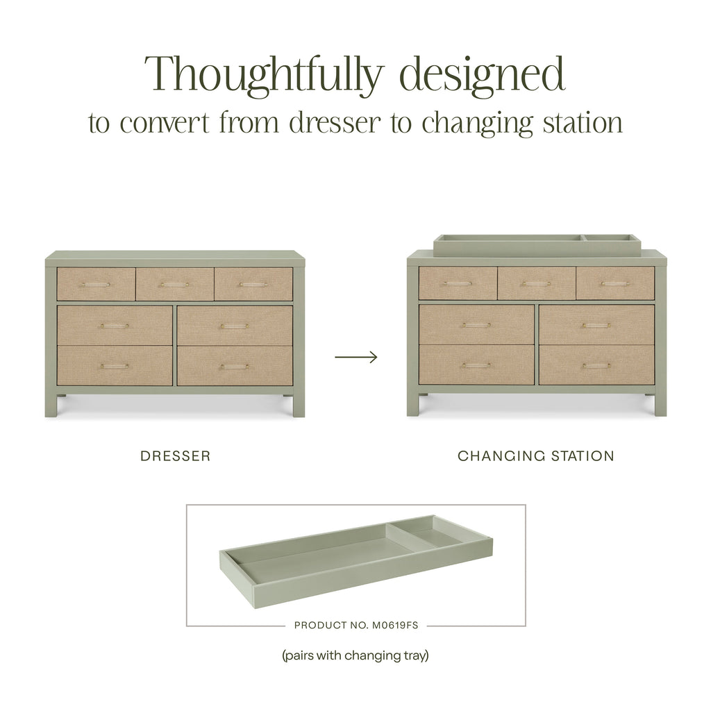 Eloise 7-Drawer Wide Assembled Dresser (56")