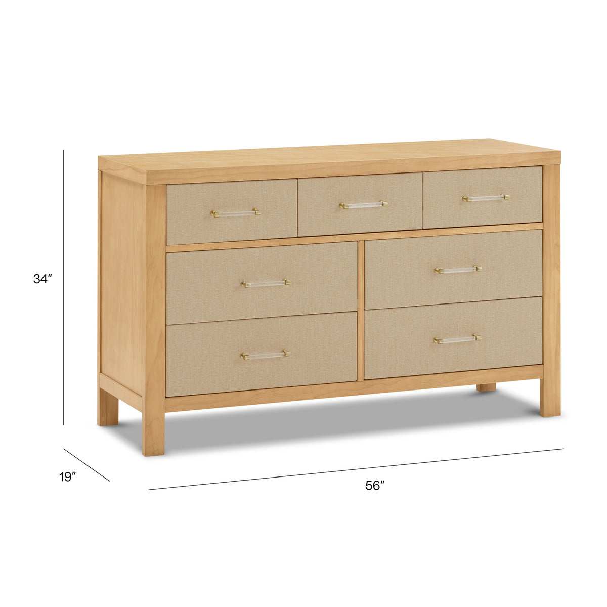 Eloise 7-Drawer Wide Assembled Dresser (56")