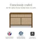 Eloise 7-Drawer Wide Assembled Dresser (56")