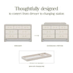 Eloise 7-Drawer Wide Assembled Dresser (56")
