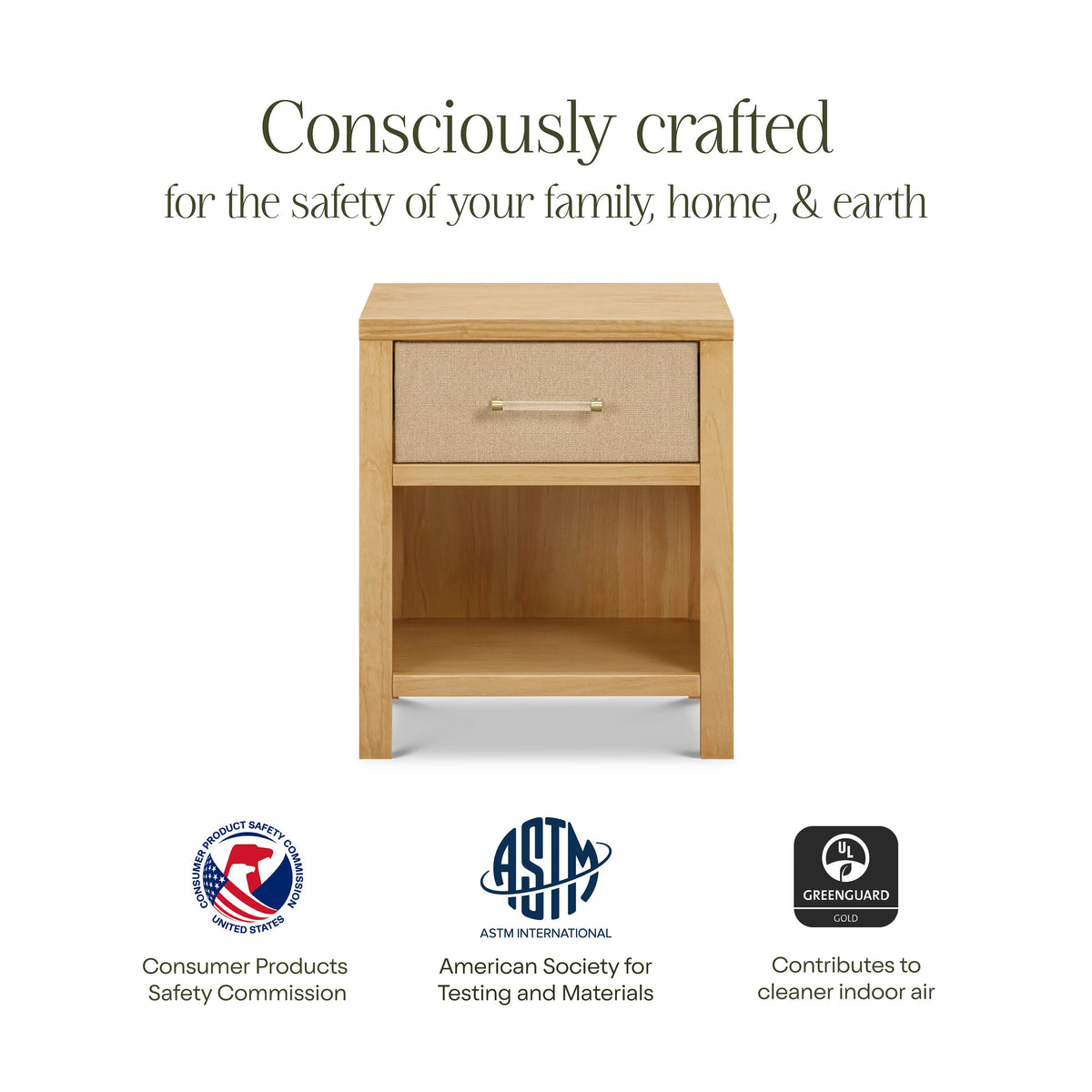 Eloise Assembled Nightstand