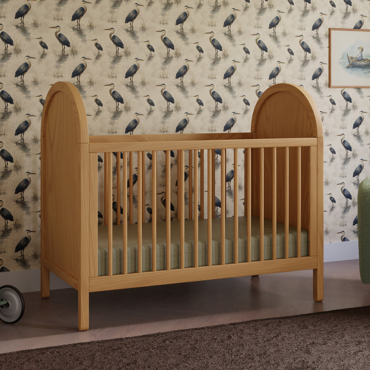 Bondi 3-in-1 Convertible Crib with Toddler Bed Conversion Kit