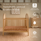 Bondi Cane 3-in-1 Convertible Crib with Toddler Bed Conversion Kit