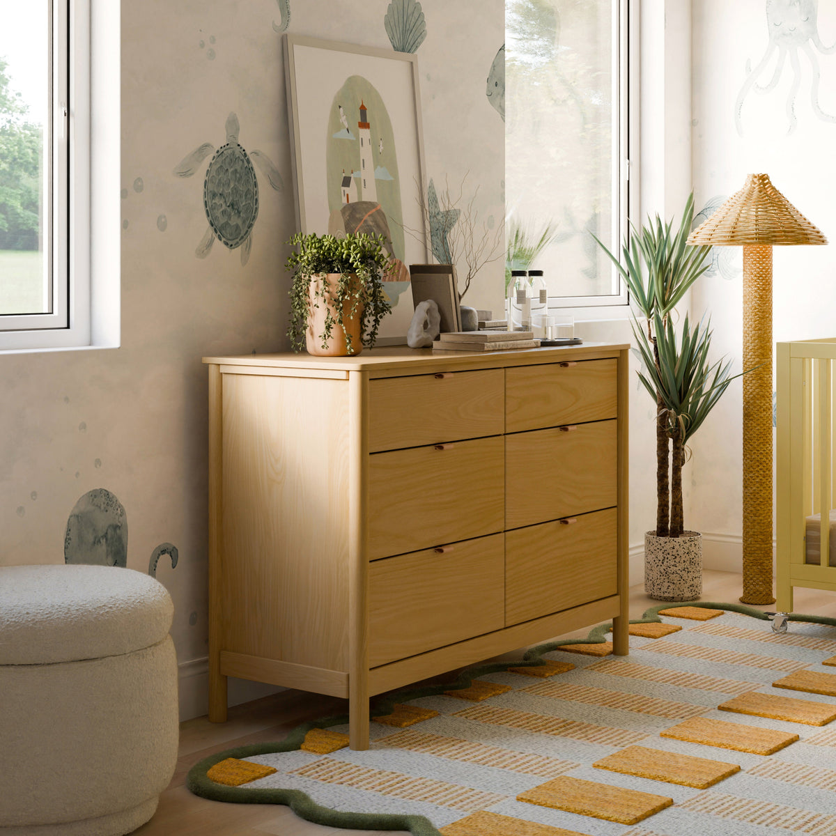 Bondi 6-Drawer Assembled Dresser (48")