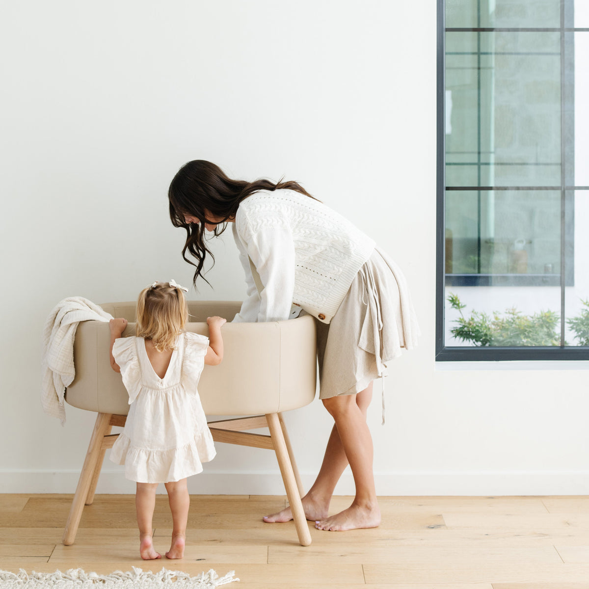 babyletto x GATHRE Capsule Bassinet
