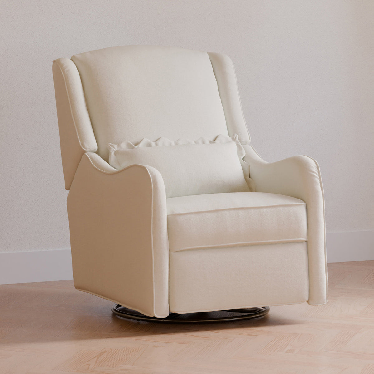 Sillón reclinable y mecedora giratoria Devon