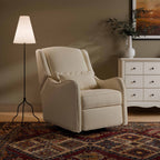 Sillón reclinable y mecedora giratoria Devon