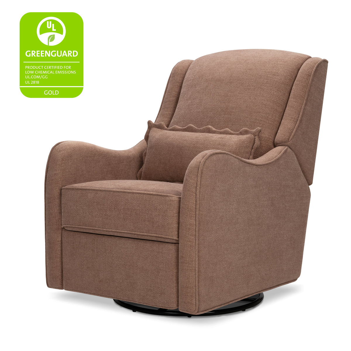 Sillón reclinable y mecedora giratoria Devon