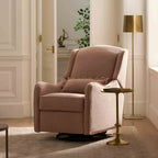 Sillón reclinable y mecedora giratoria Devon