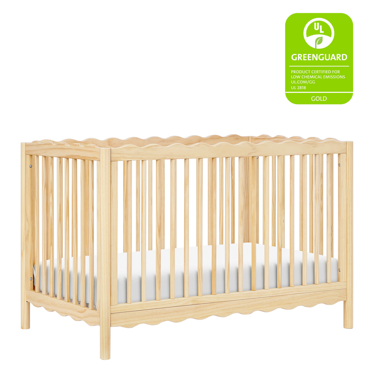 Swell 4-in-1 Convertible Crib with Toddler Bed Conversion Kit