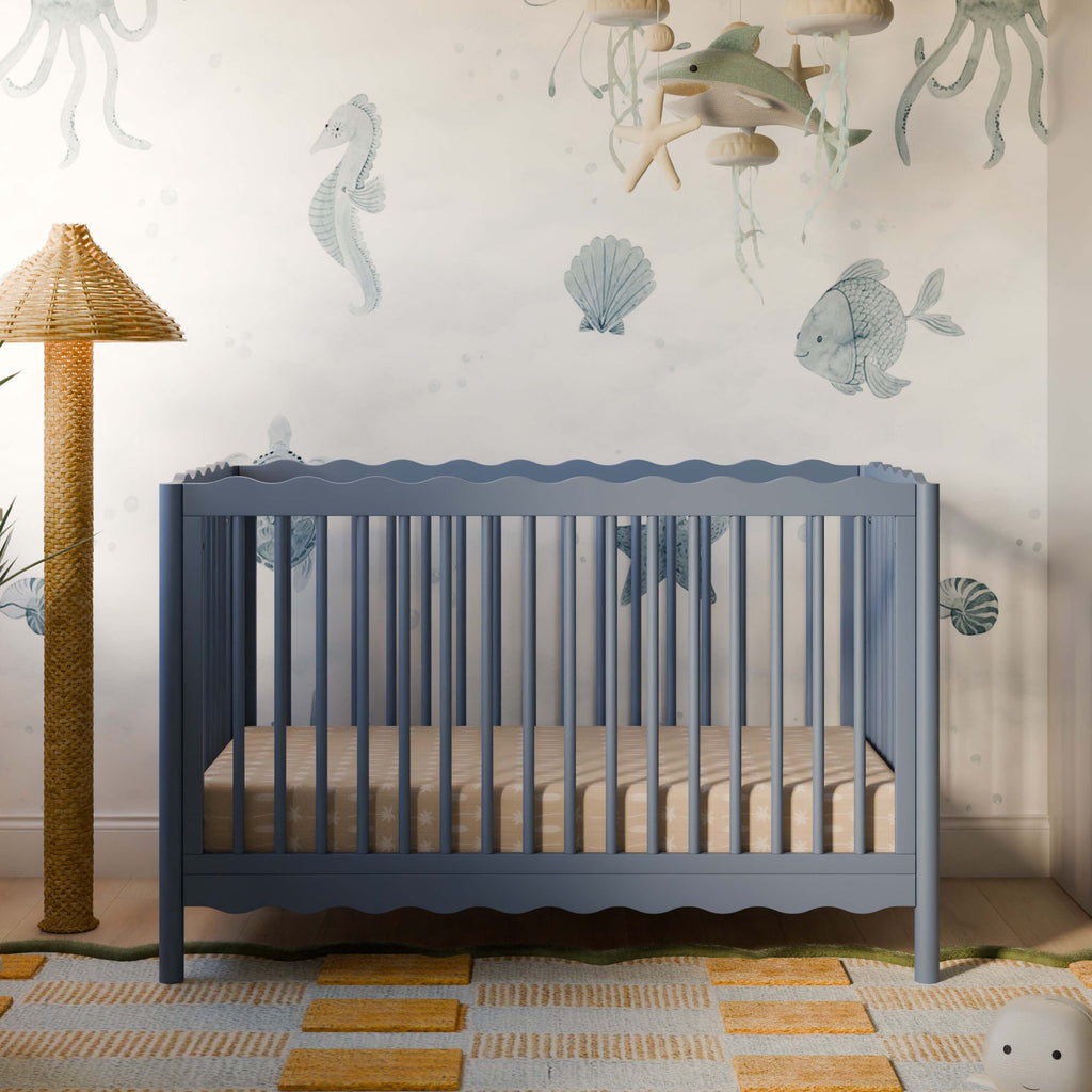 Cuna convertible 4 en 1 Swell con kit de conversión para cama de niño pequeño