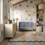 Cuna convertible 4 en 1 Swell con kit de conversión para cama de niño pequeño