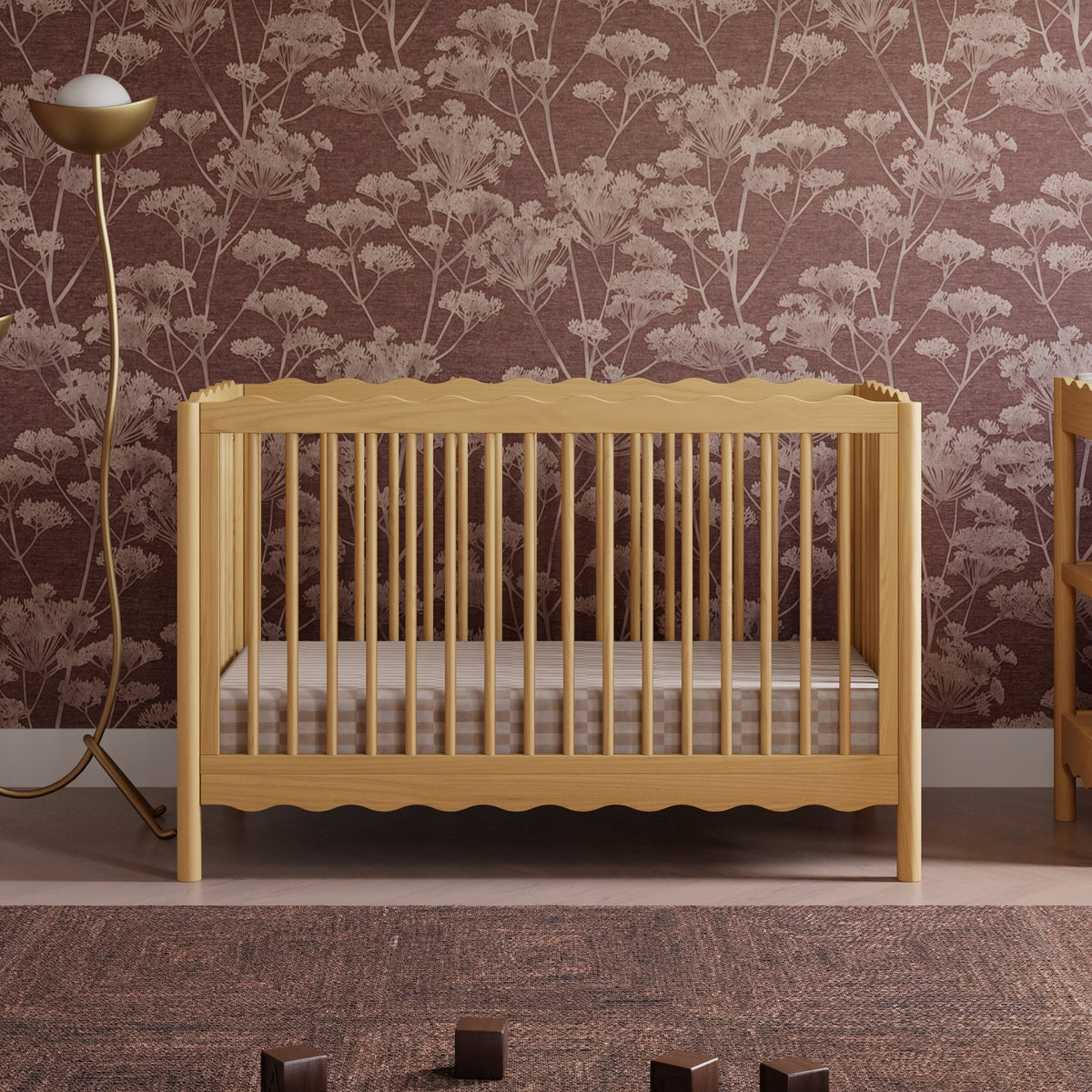 Swell 4-in-1 Convertible Crib with Toddler Bed Conversion Kit