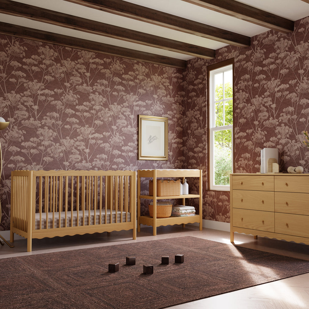 Swell 4-in-1 Convertible Crib with Toddler Bed Conversion Kit