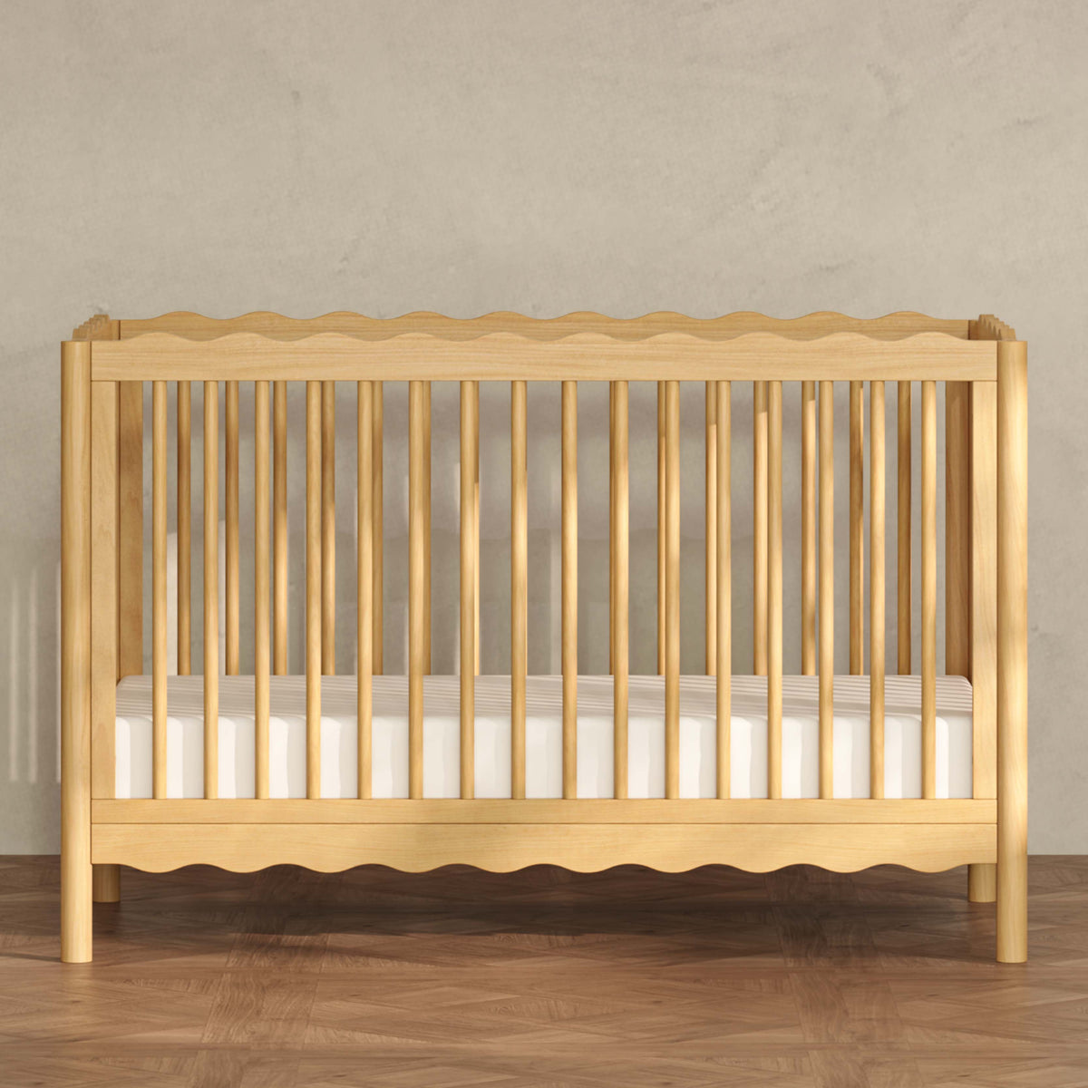 Cuna convertible 4 en 1 Swell con kit de conversión para cama de niño pequeño