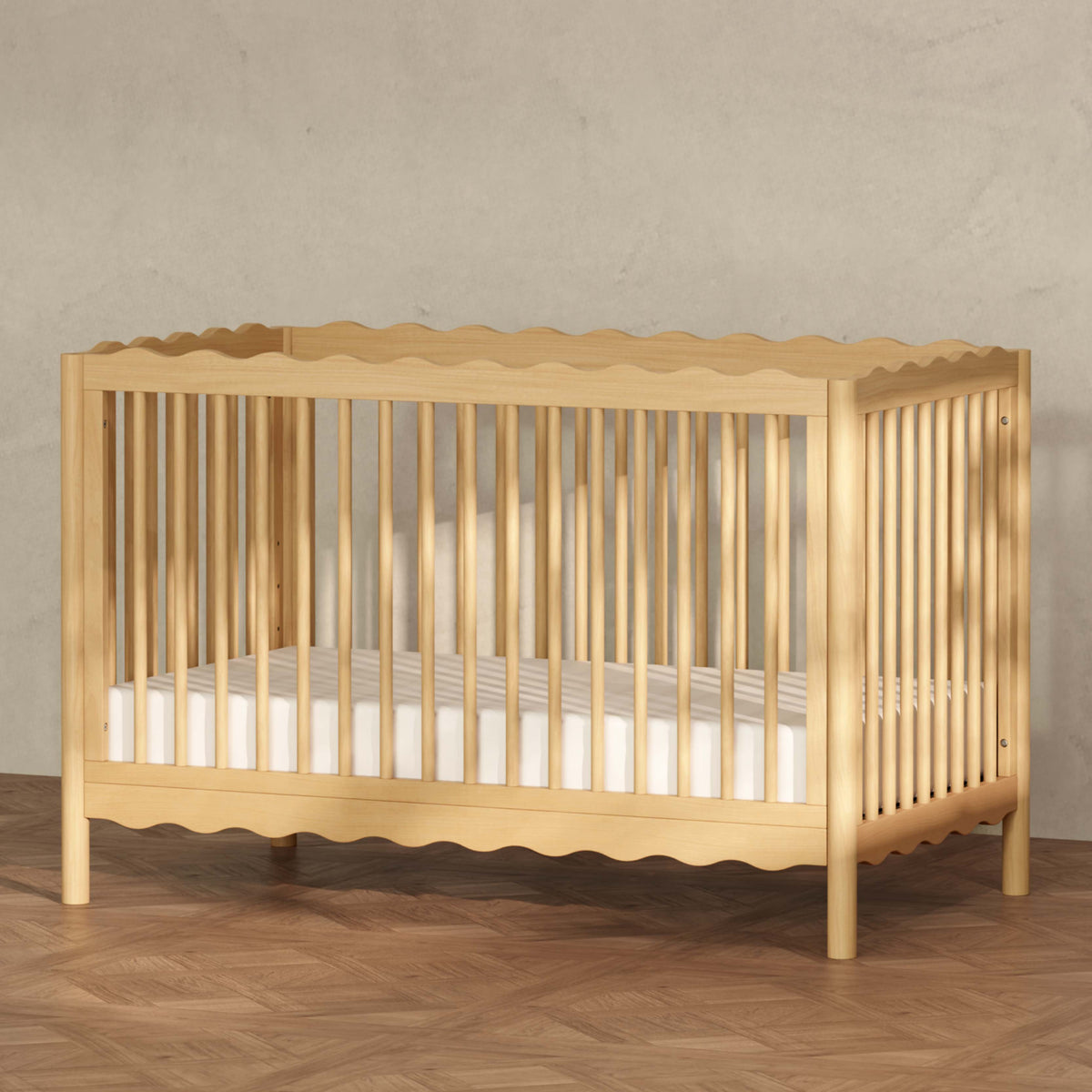 Cuna convertible 4 en 1 Swell con kit de conversión para cama de niño pequeño
