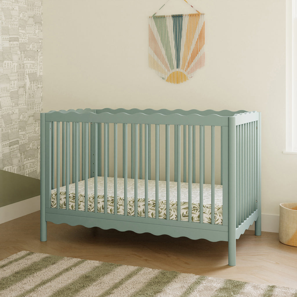 Cuna convertible 4 en 1 Swell con kit de conversión para cama de niño pequeño