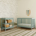 Cuna convertible 4 en 1 Swell con kit de conversión para cama de niño pequeño