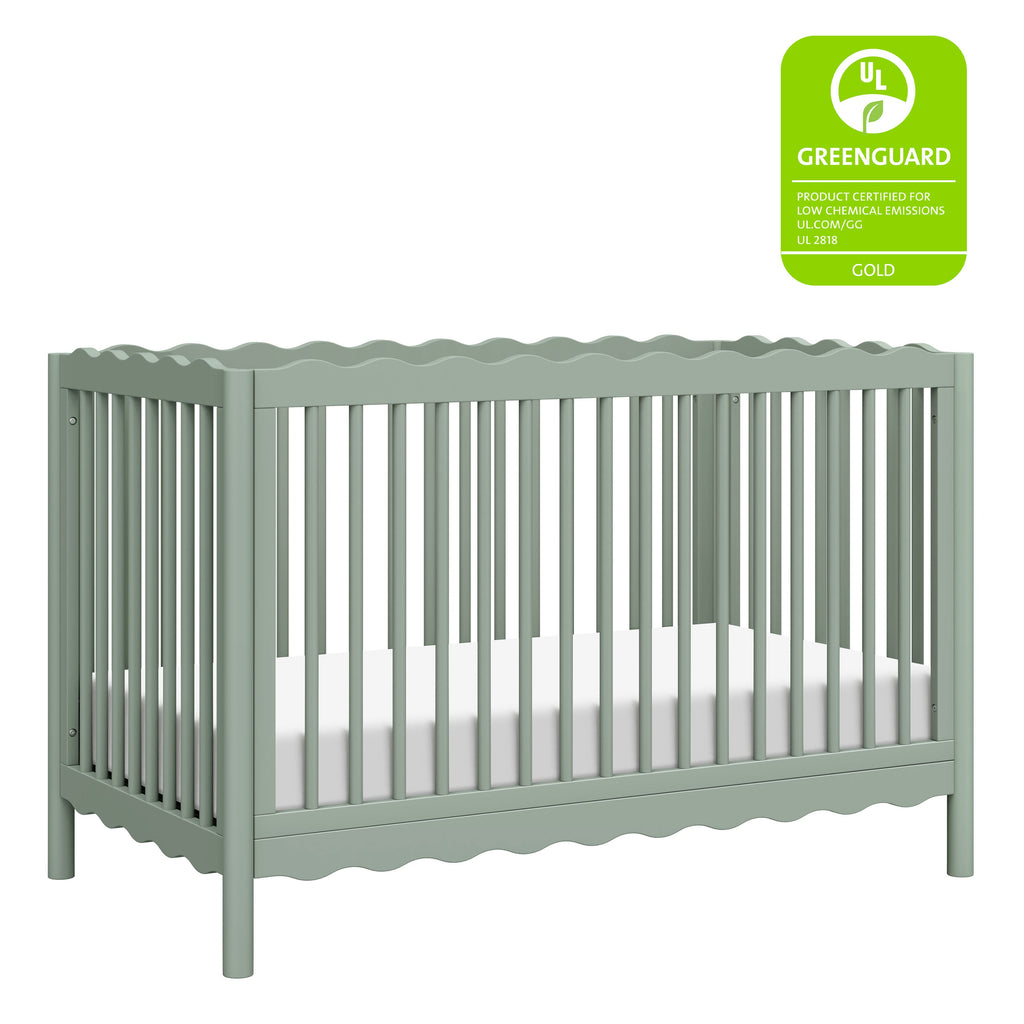 Cuna convertible 4 en 1 Swell con kit de conversión para cama de niño pequeño