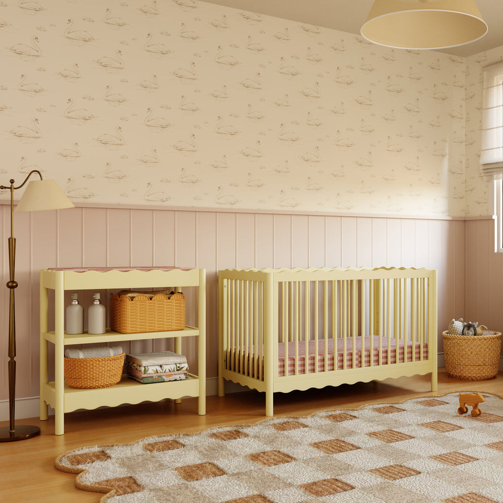 Swell 4-in-1 Convertible Crib with Toddler Bed Conversion Kit