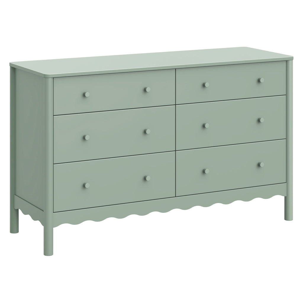 Swell 6-Drawer Wide Assembled Dresser (56")