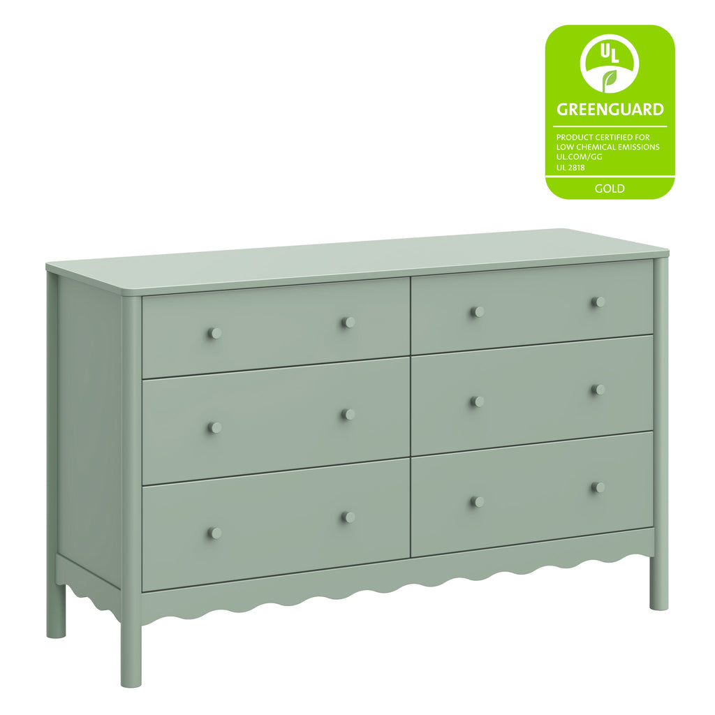 Swell 6-Drawer Wide Assembled Dresser (56")