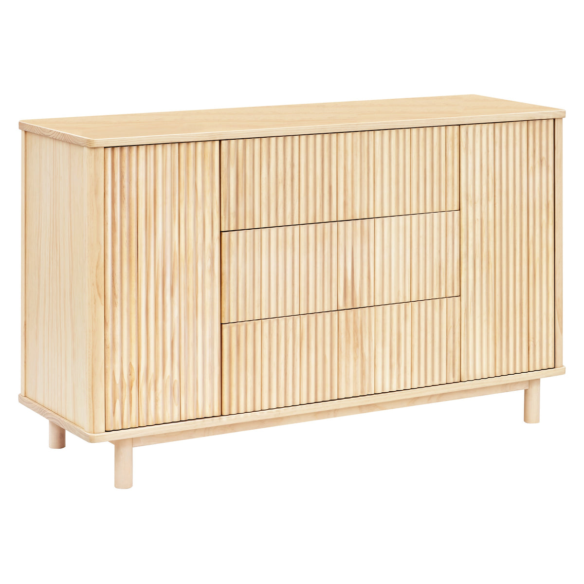 Cómoda ensamblada Pogo Tambour extra ancha (58")