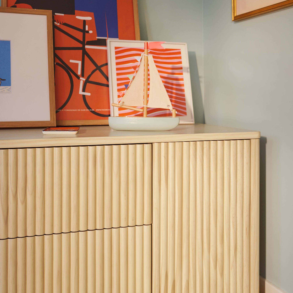 Pogo Tambour Extra Wide Assembled Dresser (58")