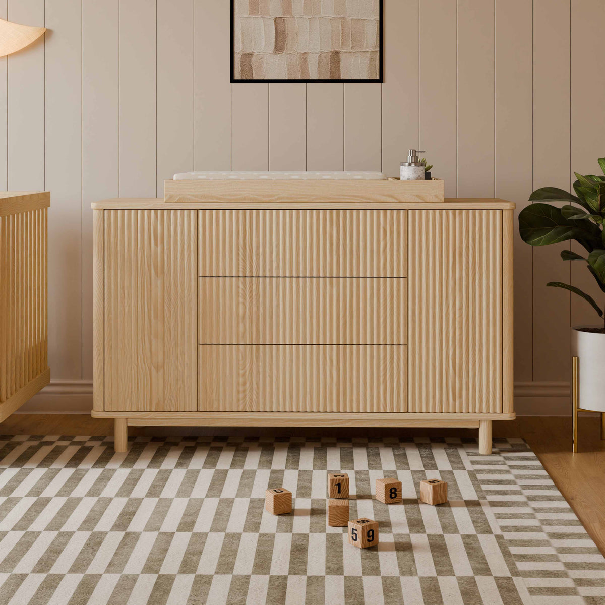 Pogo Tambour Extra Wide Assembled Dresser (58")