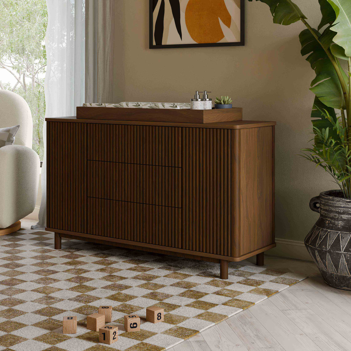 Pogo Tambour Extra Wide Assembled Dresser (58")