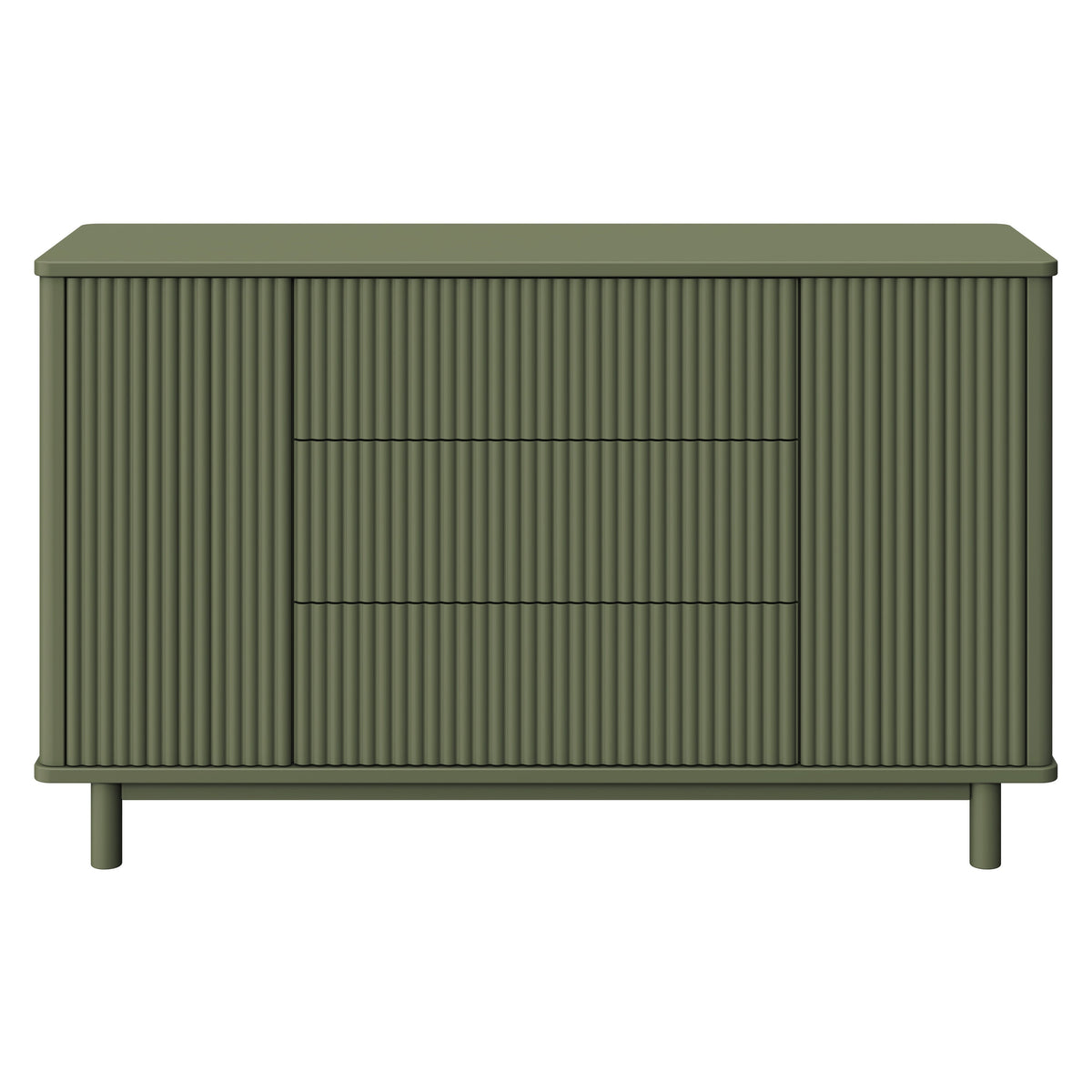 Pogo Tambour Extra Wide Assembled Dresser (58")