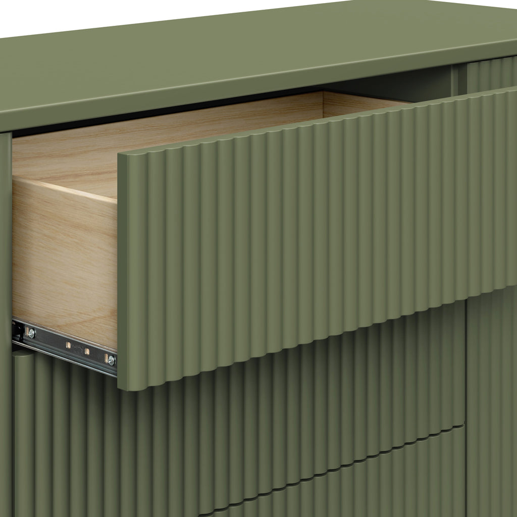 Pogo Tambour Extra Wide Assembled Dresser (58")