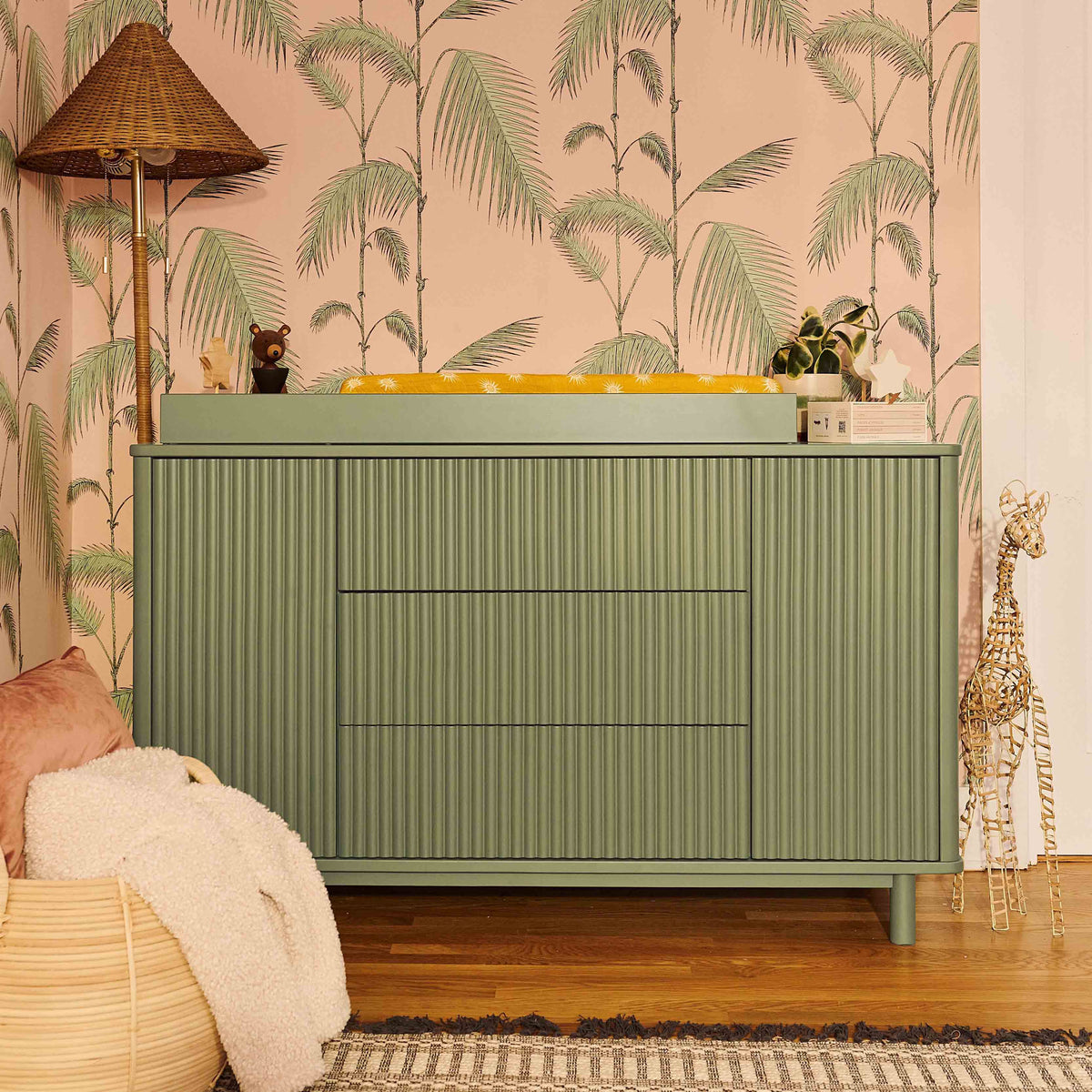 Pogo Tambour Extra Wide Assembled Dresser (58")