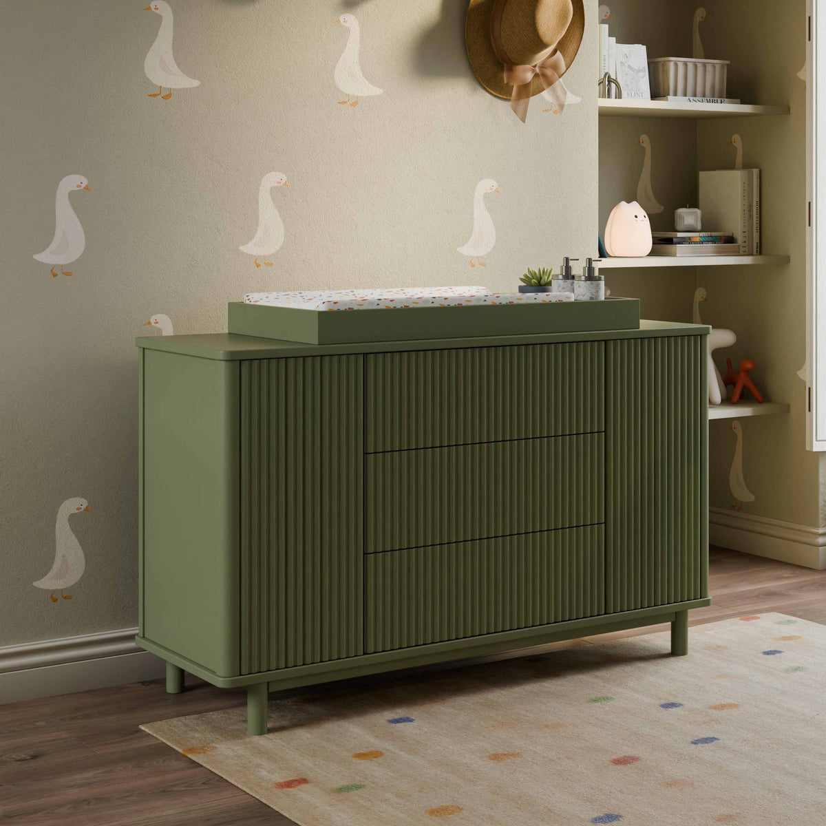 Pogo Tambour Extra Wide Assembled Dresser (58")