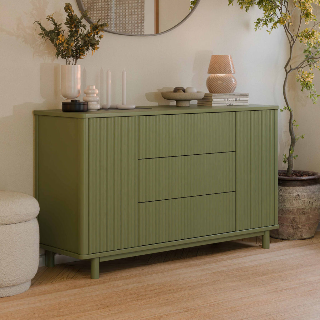 Pogo Tambour Extra Wide Assembled Dresser (58")