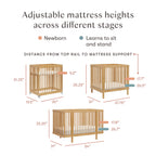Pogo 8-in-1 Convertible Crib with All-Stages® Conversion Kits